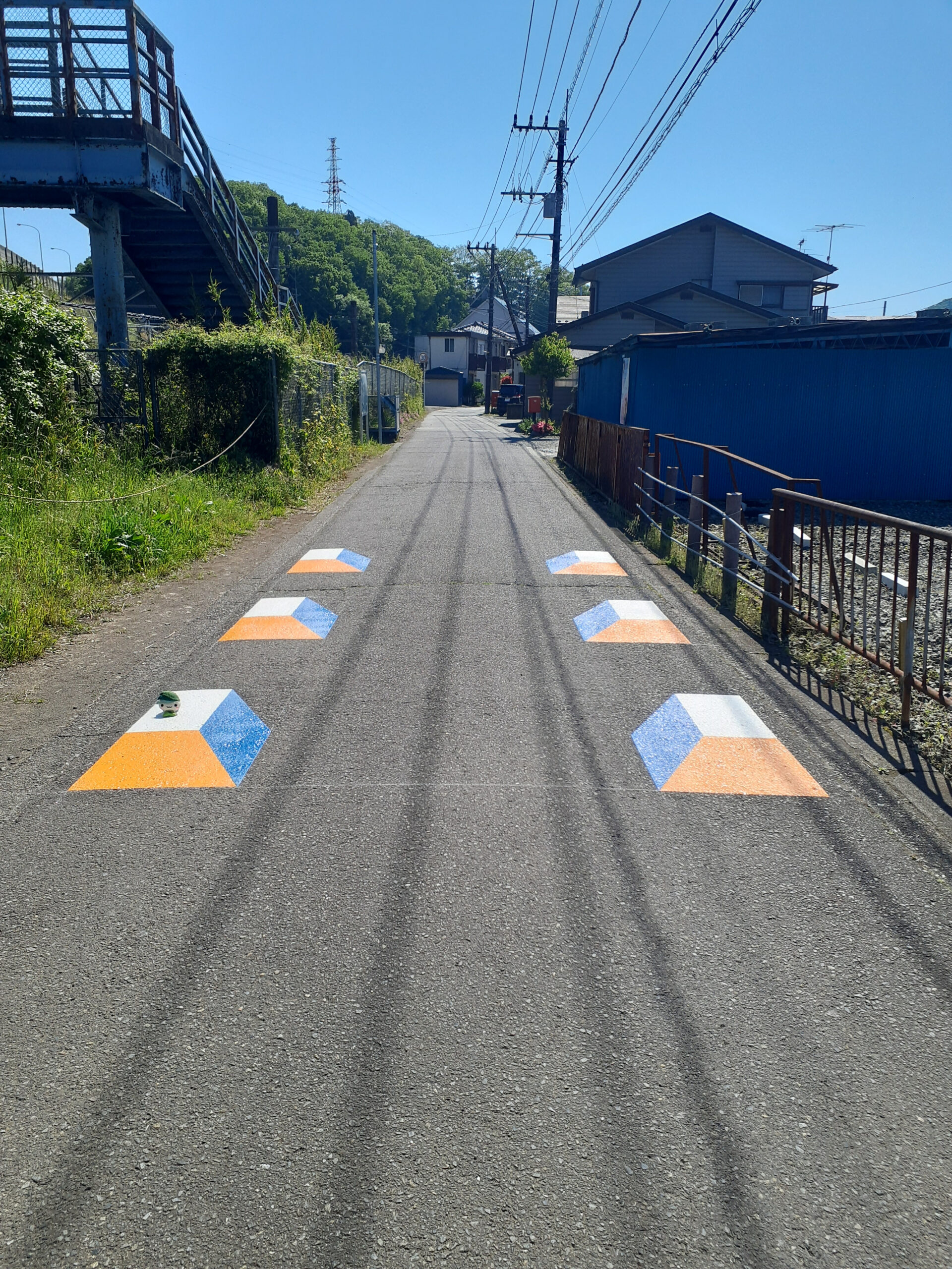 藤野地区でイメージハンプが設置されました！ - ぐるっと緑区 ミドナビ